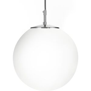 Searchlight Atom 1 Light Globe Ceiling Pendant Satin Silver - Ceiling Light Searchlight Atom 1 Light Globe Ceiling Pendant Satin Silver - Ceiling Light
