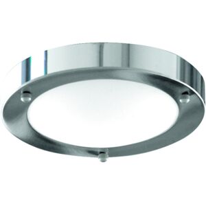 Searchlight Lighting Searchlight Bathroom Flush - 1 Light Chrome Ceiling Light IP44 Searchlight Lighting Searchlight Bathroom Flush - 1 Light Chrome Ceiling Light IP44