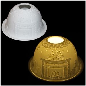 Premier Christmas Decoration LED Ceramic Night Light LB162017 - Fireplace Premier Christmas Decoration LED Ceramic Night Light LB162017 - Fireplace