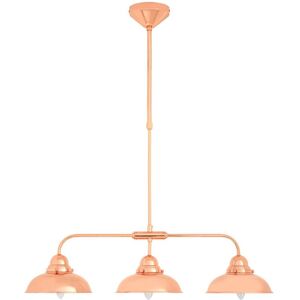 Premier Housewares Jasper Pendant Light Three lamps Copper Finish Premier Housewares Jasper Pendant Light Three lamps Copper Finish