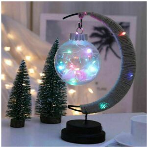 Ranpo Multicolored LED Moon Shape Night Light - Night Light Ranpo Multicolored LED Moon Shape Night Light - Night Light