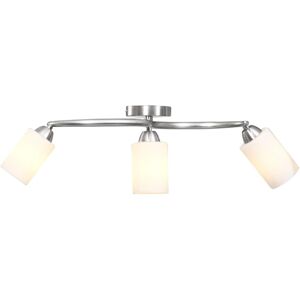 vidaXL Ceiling Lamp with Ceramic Shades for 3 E14 Bulbs White Cone - Ceiling Lamp vidaXL Ceiling Lamp with Ceramic Shades for 3 E14 Bulbs White Cone - Ceiling Lamp