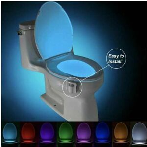 Unbranded Bowl Bathroom Toilet Night LED 8 Colour Lamp Sensor Lights Motion Activated Ligh Unbranded Bowl Bathroom Toilet Night LED 8 Colour Lamp Sensor Lights Motion Activated Ligh