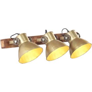 vidaXL Brass Industrial Wall Lamp E27 65x25 cm vidaXL Brass Industrial Wall Lamp E27 65x25 cm