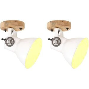 vidaXL Industrial Wall/Ceiling Lamps White E27 - Wall/Ceiling Lamps vidaXL Industrial Wall/Ceiling Lamps White E27 - Wall/Ceiling Lamps