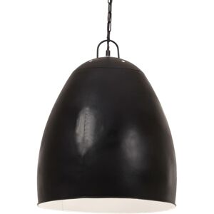 vidaXL Hanging Lamp Industrial Style 25W Black Round 42cm E27 vidaXL Hanging Lamp Industrial Style 25W Black Round 42cm E27