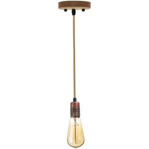 LEDSone (Copper) E27 Bulb Holder Screw Ceiling Rose Lamp Hemp Pendant Light Fitting Indu LEDSone (Copper) E27 Bulb Holder Screw Ceiling Rose Lamp Hemp Pendant Light Fitting Indu