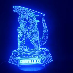 EASTVAPS 3D Dinosaur Godzilla LED Night Light - Color-Changing, Touch-Activated Table Lam EASTVAPS 3D Dinosaur Godzilla LED Night Light - Color-Changing, Touch-Activated Table Lam