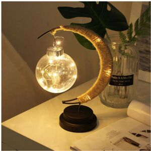 Ranpo (Yellow) Battery Powered Colourful LED Moon Fairy Night Light Desk Lamp Bedroom Ranpo (Yellow) Battery Powered Colourful LED Moon Fairy Night Light Desk Lamp Bedroom