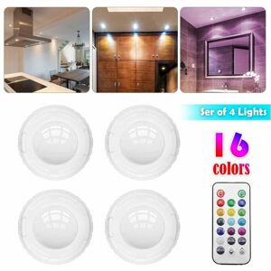 Unbranded 4PCS LED Kitchen Cabinet Under Closet Cupboard Lights Lamp Dimmable Unbranded 4PCS LED Kitchen Cabinet Under Closet Cupboard Lights Lamp Dimmable