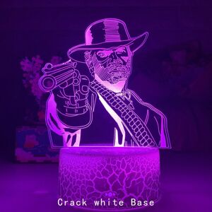 Unbranded Game Red Dead Redemption 2 Gift Acrylic 3d Lamp Unbranded Game Red Dead Redemption 2 Gift Acrylic 3d Lamp