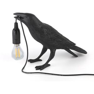 Unbranded Black Table Lamp - Bird Resin Crow Desk Wall Sconce Light Unbranded Black Table Lamp - Bird Resin Crow Desk Wall Sconce Light