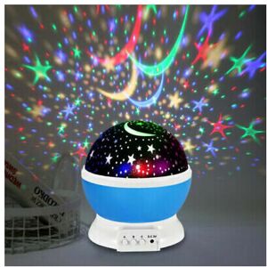 Unbranded Starry Stars Night Light Rotating Projector Baby LED Mood Lamp Blue Unbranded Starry Stars Night Light Rotating Projector Baby LED Mood Lamp Blue