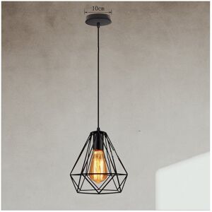 STOEX 200MM Retro Ceiling Lamp Black Vintage Chandelier Industrial Pendant Light Diamo STOEX 200MM Retro Ceiling Lamp Black Vintage Chandelier Industrial Pendant Light Diamo