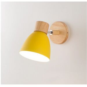 STOEX Yellow Modern Wall Light Wood Nordic Wall Sconce - Wall Type STOEX Yellow Modern Wall Light Wood Nordic Wall Sconce - Wall Type