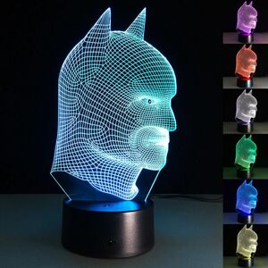 Unbranded Batman 3D LED Night Light Touch Swift - Night Light Unbranded Batman 3D LED Night Light Touch Swift - Night Light