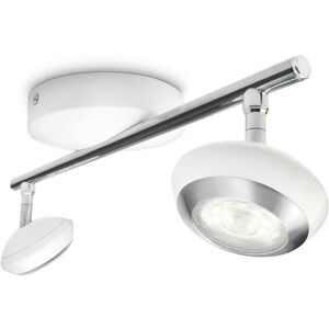 Philips Sepia Spot LED Dimmer Ceiling Light - Rotatable Heads - Aluminium White Philips Sepia Spot LED Dimmer Ceiling Light - Rotatable Heads - Aluminium White