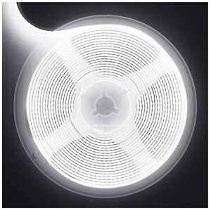 Long Life Lamp Company Cool White LED Tape Strip Light IP65 Continuous COB Illumination 5 Metres 12v Pr Long Life Lamp Company Cool White LED Tape Strip Light IP65 Continuous COB Illumination 5 Metres 12v Pr