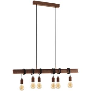 Loops Hanging Ceiling Pendant Light Industrial Metal Gurder Bar Lamp 6x 60W E27 Bulb Loops Hanging Ceiling Pendant Light Industrial Metal Gurder Bar Lamp 6x 60W E27 Bulb