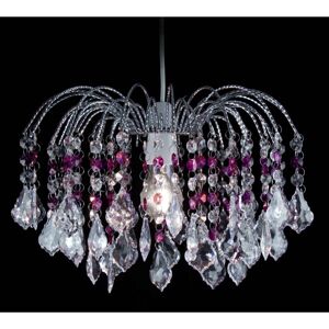HOMION (FOUNTAIN DROP PLUM ) Modern Chandelier Ceiling Light Shades Acrylic Crystal Dro HOMION (FOUNTAIN DROP PLUM ) Modern Chandelier Ceiling Light Shades Acrylic Crystal Dro
