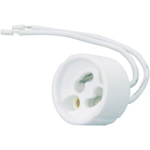 Loops 2x GU10 Bayonet Light Bulb/Lamp Fitting Ceramic LED Holder Connector Downlight Loops 2x GU10 Bayonet Light Bulb/Lamp Fitting Ceramic LED Holder Connector Downlight