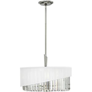 Loops 3 Bulb Ceiling Pendant Light Fitting Highly Polished Nickel LED E14 60W Loops 3 Bulb Ceiling Pendant Light Fitting Highly Polished Nickel LED E14 60W