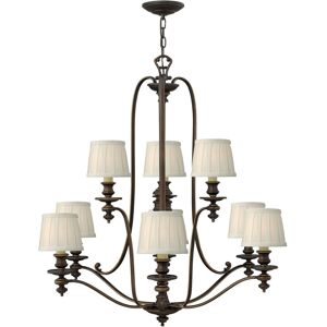 Loops 9 Bulb Chandelier Hanging Pendant LIght Royal Bronze LED E14 60W Bulb Loops 9 Bulb Chandelier Hanging Pendant LIght Royal Bronze LED E14 60W Bulb