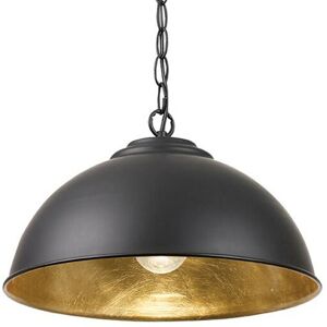 Loops Black & Gold Ceiling Pendant - Industrial Light Loops Black & Gold Ceiling Pendant - Industrial Light