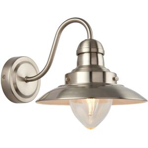 Loops Mendip Satin Nickel Dimmable Wall Light - Wall Light Loops Mendip Satin Nickel Dimmable Wall Light - Wall Light