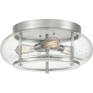 Brushed Nickel Low Ceiling Flush Light - LED E27 60W - Flush Light Brushed Nickel Low Ceiling Flush Light - LED E27 60W - Flush Light