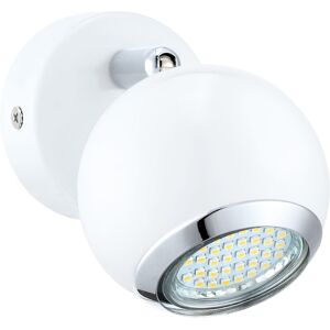Loops GU10 1x3W White Wall Spot Light - Wall Spot Light Loops GU10 1x3W White Wall Spot Light - Wall Spot Light