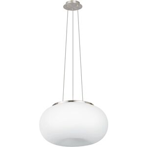 Generic Pendant Light White Glass Satin Nickel - Pendant Light Generic Pendant Light White Glass Satin Nickel - Pendant Light