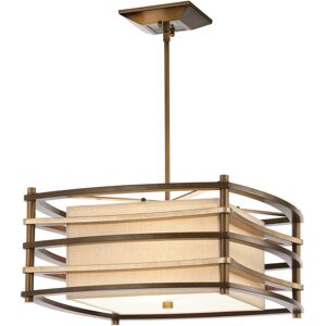 Loops 2 Bulb Ceiling Pendant Light Fitting Cambridge Bronze LED E27 100W Bulb Loops 2 Bulb Ceiling Pendant Light Fitting Cambridge Bronze LED E27 100W Bulb