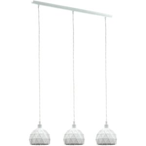 White Steel Faceted Pendant Ceiling Light - Ceiling Light White Steel Faceted Pendant Ceiling Light - Ceiling Light