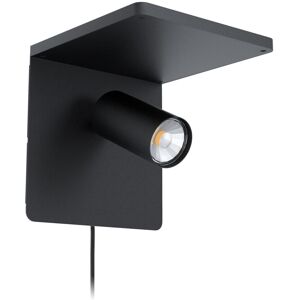 Loops Wall Spot Light - Black GU10 1x5W - Reading Light Loops Wall Spot Light - Black GU10 1x5W - Reading Light
