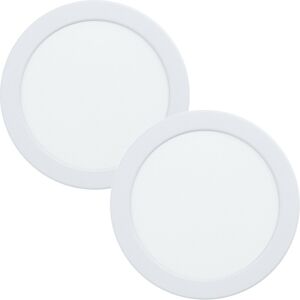 Loops 2 Pack Wall Ceiling Flush Downlight 166mm White Spotlight 10.5W 3000K LED - Ceiling Light Loops 2 Pack Wall Ceiling Flush Downlight 166mm White Spotlight 10.5W 3000K LED - Ceiling Light