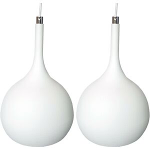 White & Copper Pendant Light - Kitchen Ceiling Lamp with Built-in LED White & Copper Pendant Light - Kitchen Ceiling Lamp with Built-in LED