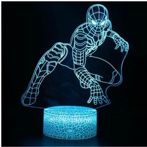 Unbranded (A) Kids Spiderman 3D Acrylic LED 7Colour Night Light Touch Table Lamp Birthday Unbranded (A) Kids Spiderman 3D Acrylic LED 7Colour Night Light Touch Table Lamp Birthday