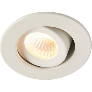 Loops Micro Adjustable Recessed Ceiling Downlight - 4W Warm White LED - Matt White - Ceiling Downlight Loops Micro Adjustable Recessed Ceiling Downlight - 4W Warm White LED - Matt White - Ceiling Downlight