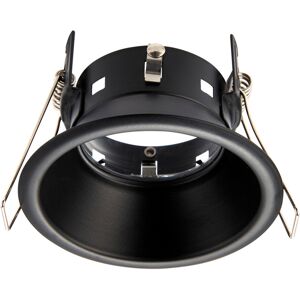 Loops Anti-Glare Recessed Bathroom Downlight - 50W GU10 Reflector - Black Loops Anti-Glare Recessed Bathroom Downlight - 50W GU10 Reflector - Black