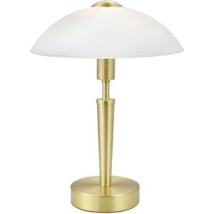 Loops Brass Matt Touch Table Lamp White Satinized Glass - Table Lamp Loops Brass Matt Touch Table Lamp White Satinized Glass - Table Lamp