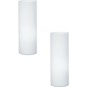 Loops 2 Pack Table Lamp White Glass Opal Matt - Table Lamp Loops 2 Pack Table Lamp White Glass Opal Matt - Table Lamp