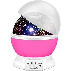 Moredig Star Night Light Projector, LED Projection Lamp 360 Degree Rotation Star Moredig Star Night Light Projector, LED Projection Lamp 360 Degree Rotation Star