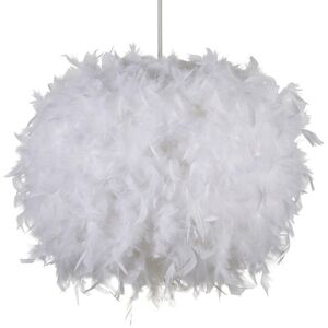 Litecraft Glow Feather Ball 50cm Lampshade White - Lampshade Litecraft Glow Feather Ball 50cm Lampshade White - Lampshade