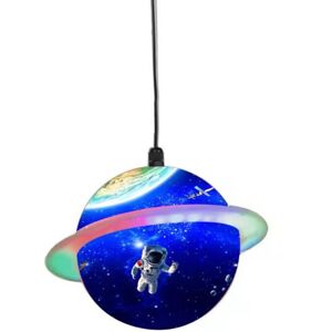 Unbranded Planet Pendant Light Children Room Space Star Led Hanging Lamp Earth B Unbranded Planet Pendant Light Children Room Space Star Led Hanging Lamp Earth B