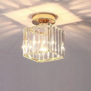 Unbranded Modern LED Ceiling Lights Round Square Crystal Lampshade Living Room L Unbranded Modern LED Ceiling Lights Round Square Crystal Lampshade Living Room L