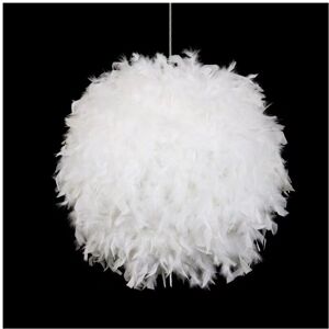 XYLFLY (White, 40cm) Fluffy Feather Light/Lamp Shades for Pendant Ceiling Light,Table/F XYLFLY (White, 40cm) Fluffy Feather Light/Lamp Shades for Pendant Ceiling Light,Table/F
