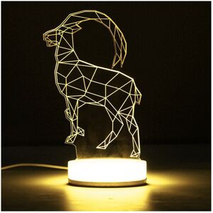 GreenZech (Deer) 3D Illusion USB LED Night Light Warm White Desk Table Lamp Xmas Gift GreenZech (Deer) 3D Illusion USB LED Night Light Warm White Desk Table Lamp Xmas Gift