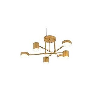 GreenZech (Gold, 110V) 33W 6 Head Modern LED Ceiling Light Home Office Acrylic Lampshade L GreenZech (Gold, 110V) 33W 6 Head Modern LED Ceiling Light Home Office Acrylic Lampshade L