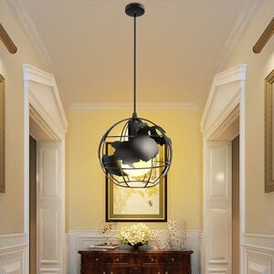 GreenZech 20X20CM Retro Iron E27 Chandeliers Industrial Pendant Light Ceiling Hanging Lamp GreenZech 20X20CM Retro Iron E27 Chandeliers Industrial Pendant Light Ceiling Hanging Lamp